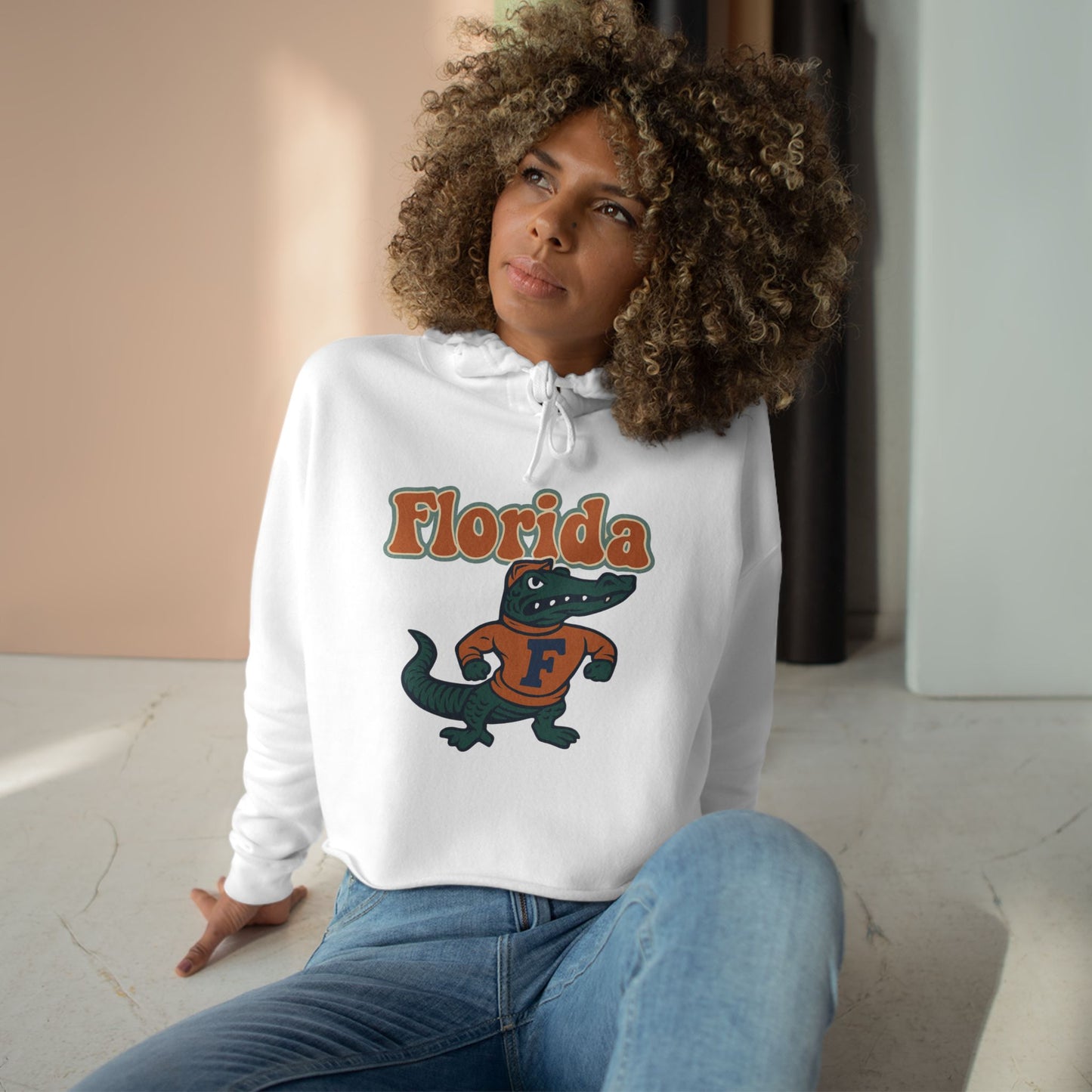 Florida Cropped Hoodie