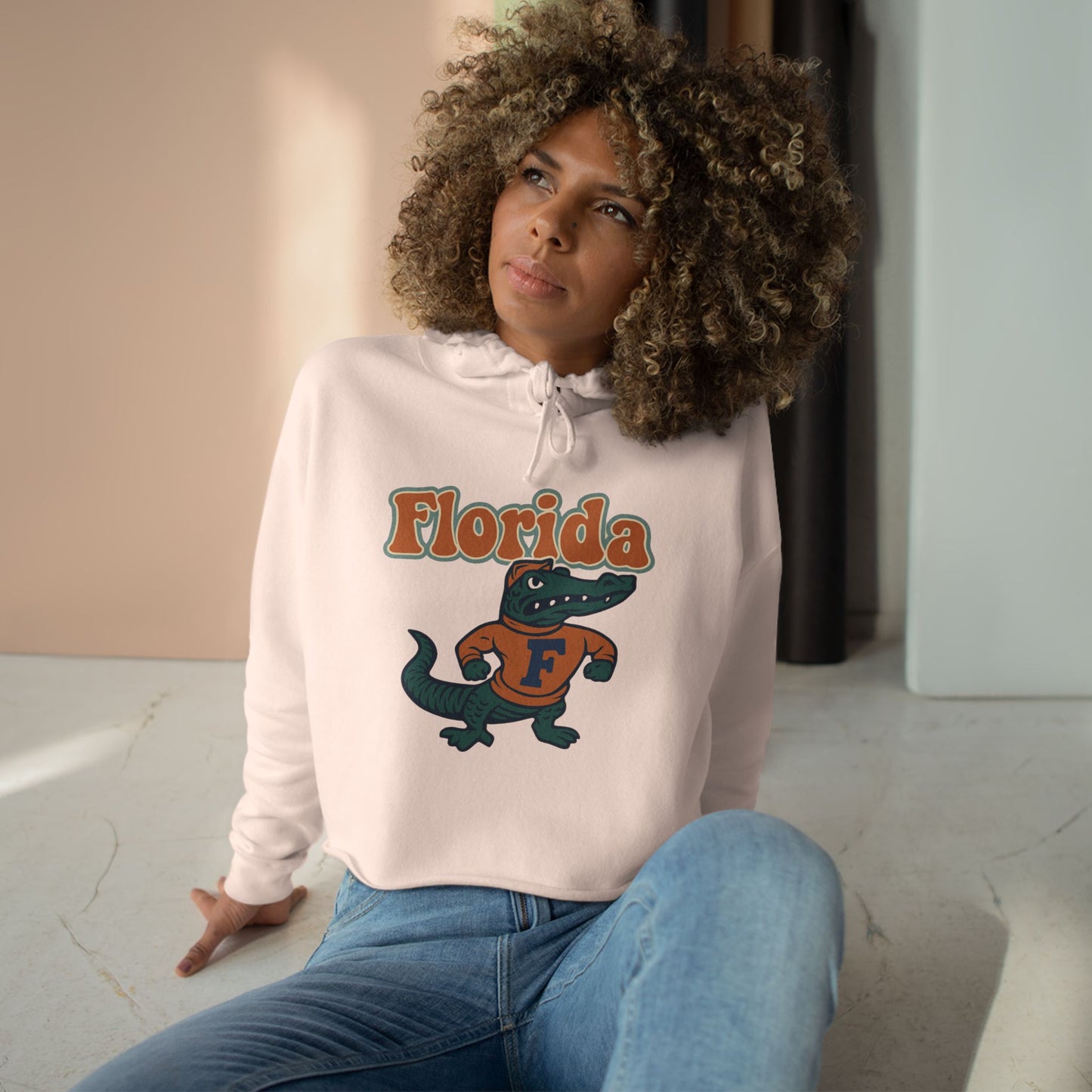 Florida Cropped Hoodie