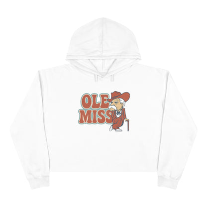 Ole Miss Cropped Hoodie