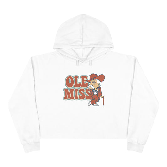 Ole Miss Cropped Hoodie